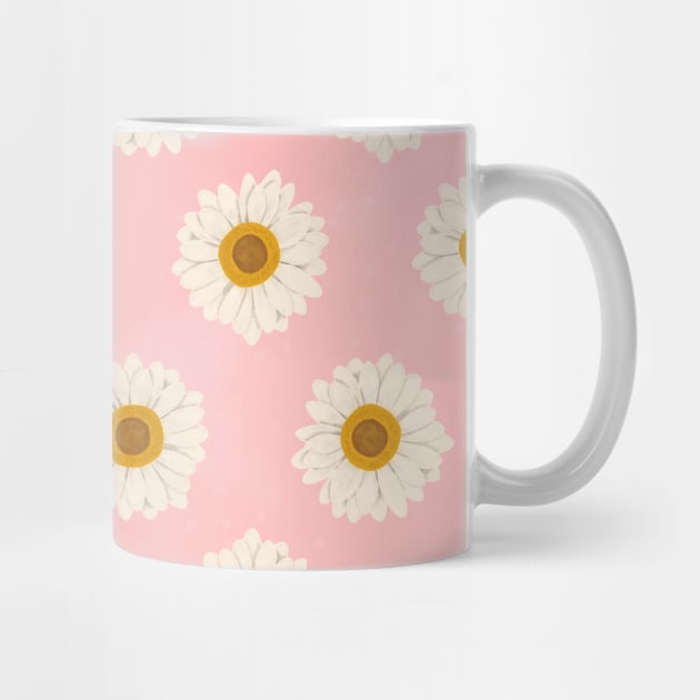Cute Daisy Flower Pastel Pink by Trippycollage